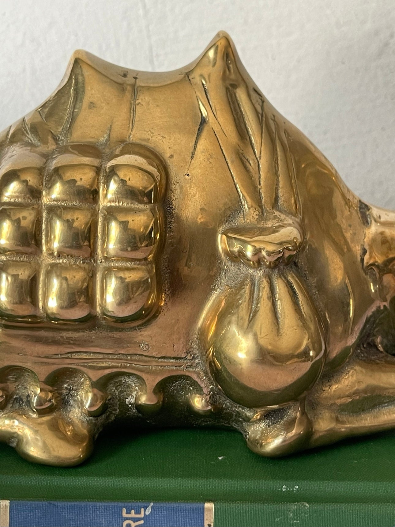 Vintage Brass Resting Camel