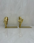 Greek Drama Mask Bookends Comedy And Tragedy-A Pair