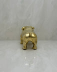 Large Vintage Brass Bulldog