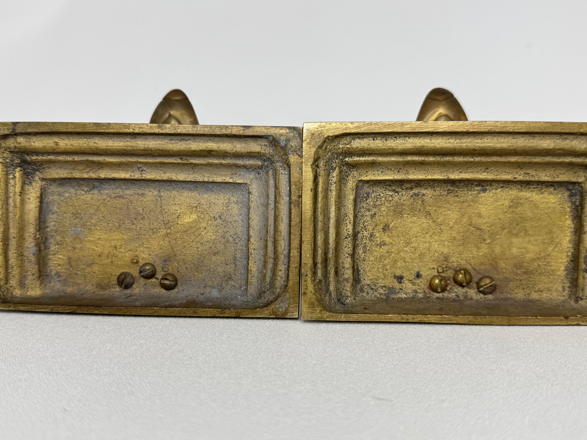 Vintage Brass Fox Head Bookends – The Clever Companions