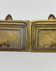 Vintage Brass Fox Head Bookends – The Clever Companions