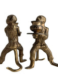Vintage Brass Monkey Candle Holders