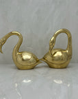 Vintage Brass Flamingos-A Pair