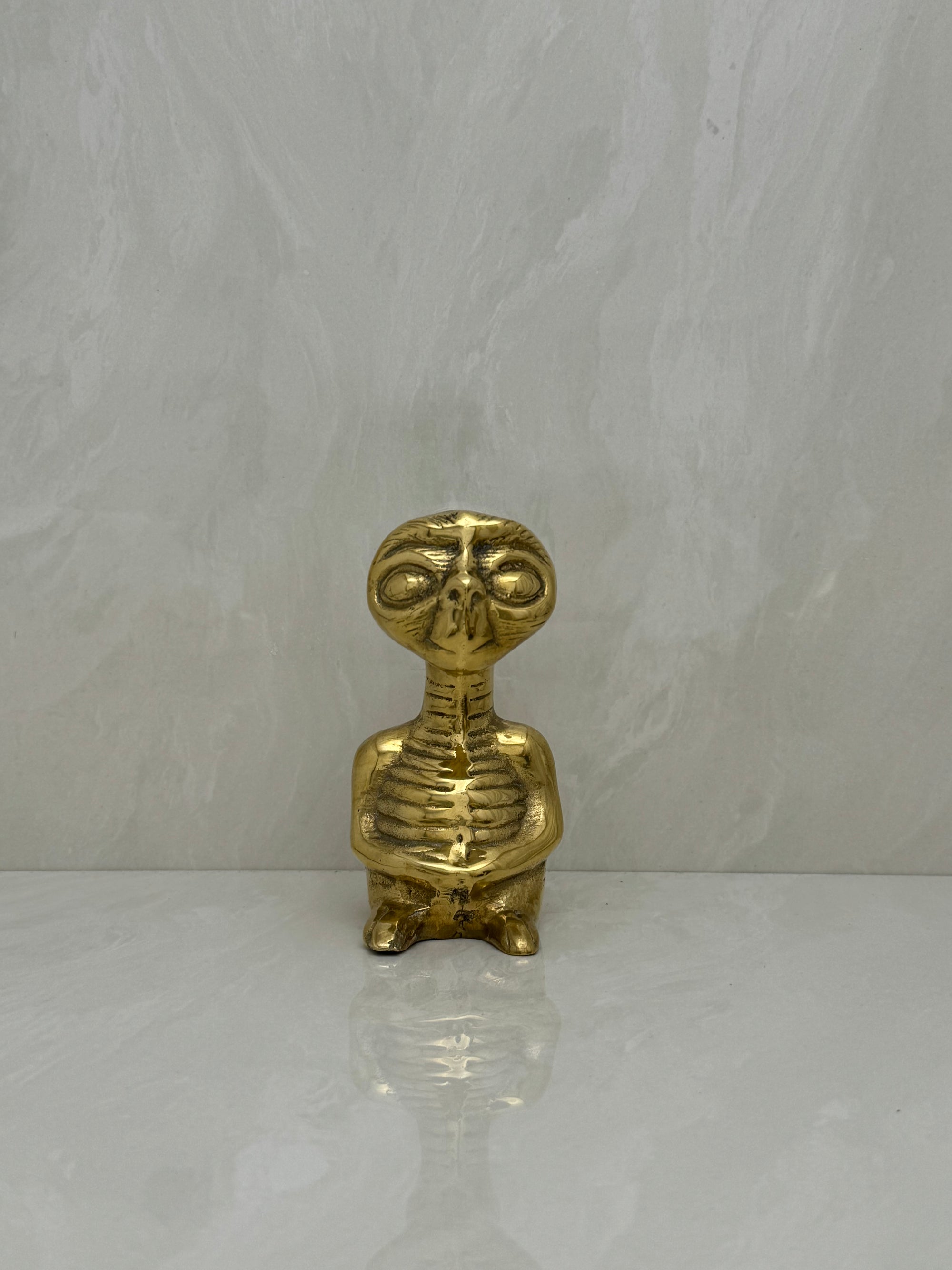 Vintage Brass E.T. Figurine