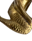 Vintage Brass Mermaid Pair