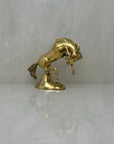 Vintage Brass Bucking Horse