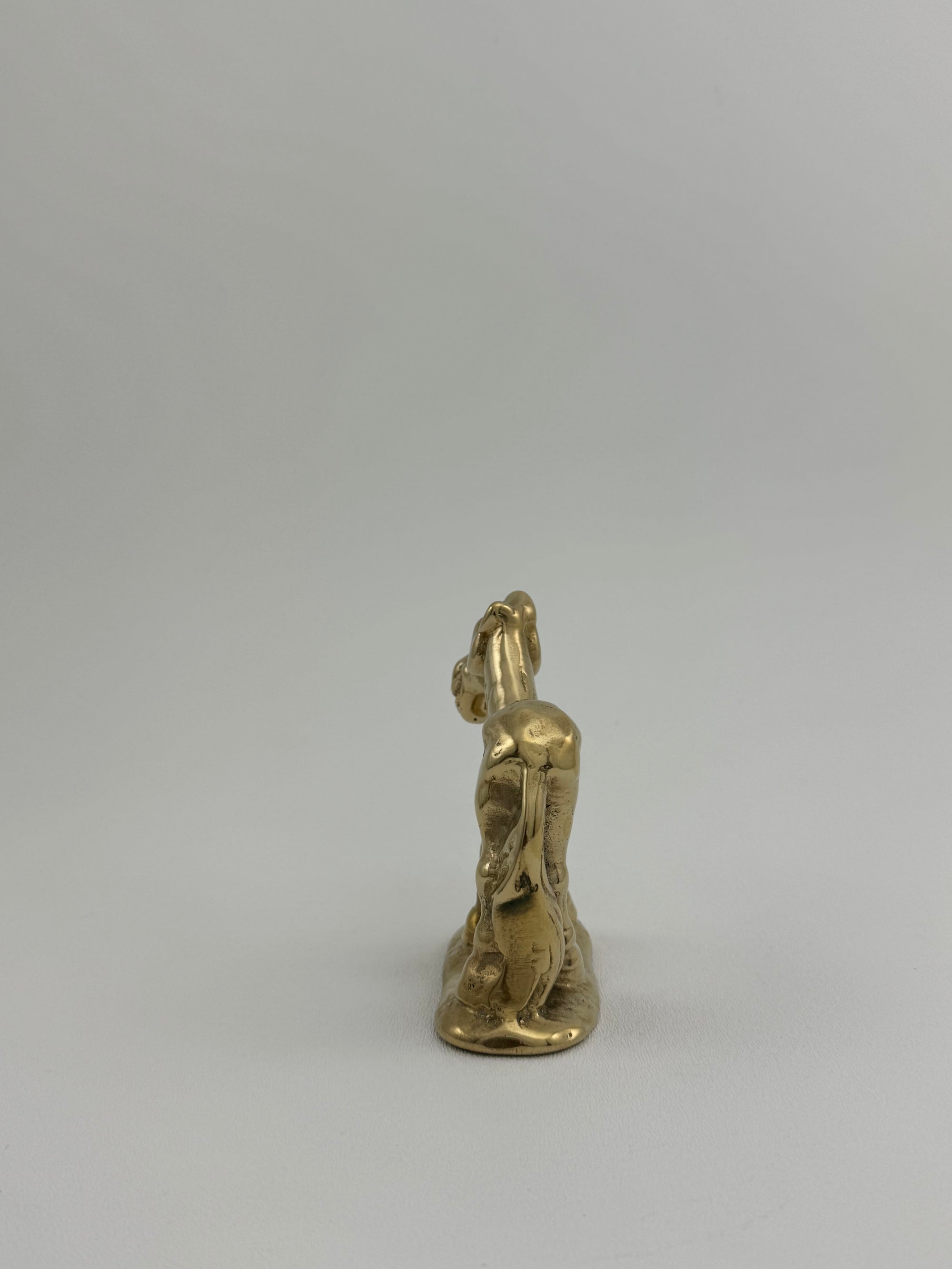 Vintage Brass Smiling Donkey: Cheeky Side-Eye Charm – The Perfect “Jackass” Gift