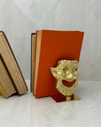 Greek Drama Mask Bookends Comedy And Tragedy-A Pair