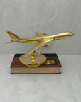 Vintage Brass Airplane on Stand