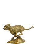 Vintage Brass Cheetah Figurine