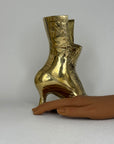 Vintage Brass Witches Boot