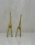 Vintage Brass Giraffes-A Pair