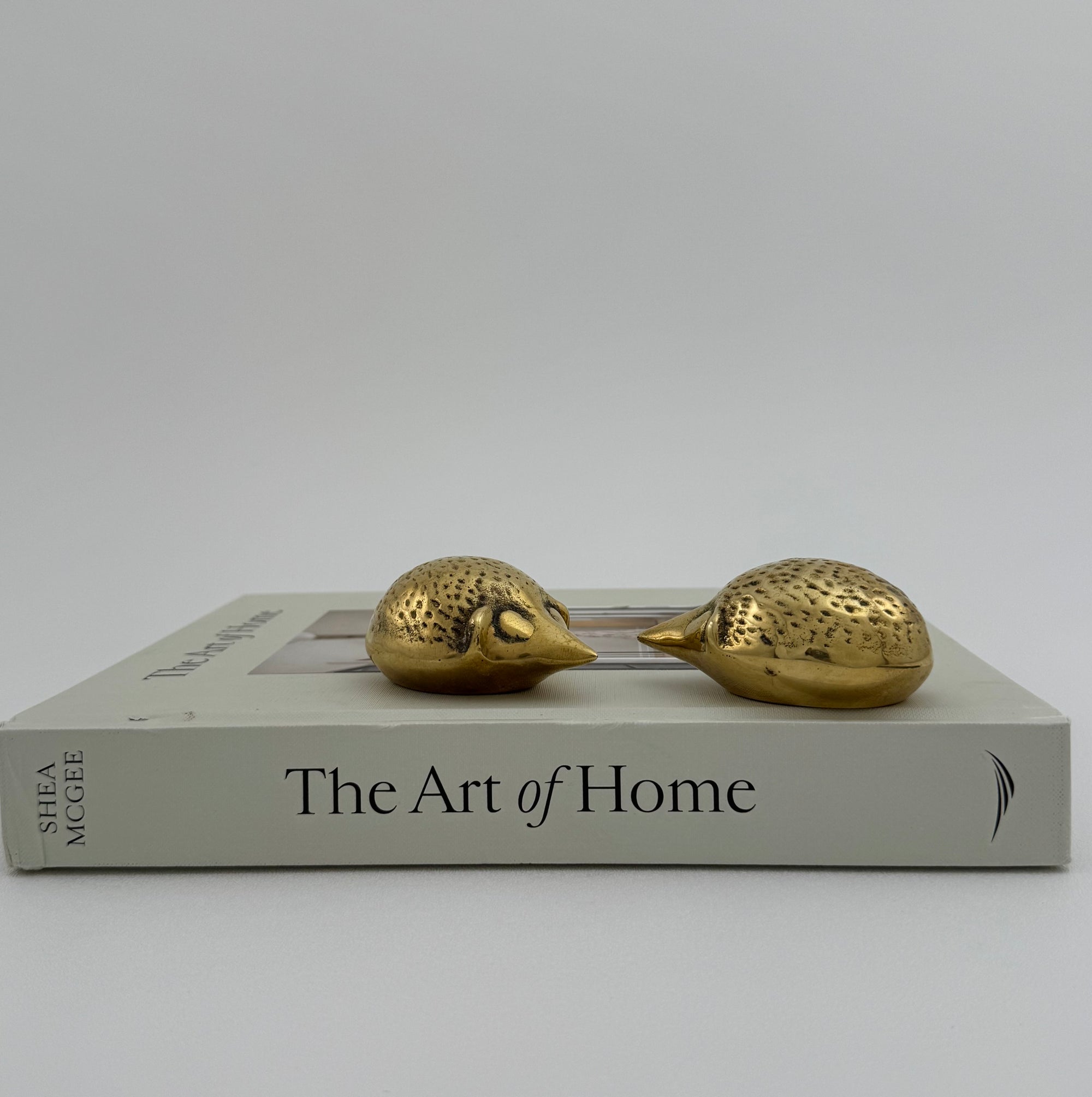 Vintage Brass Hedgehogs-A Pair