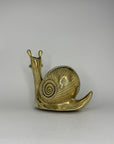 Vintage Brass Snail-Large