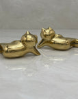 Vintage Brass Frogs-A Pair