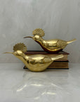 Vintage brass Birds-A Pair