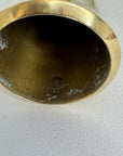 Vintage Brass Candleholders- A Pair By Jens Quistgaard Marked Dansk Design Danmark