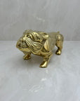 Large Vintage Brass Bulldog