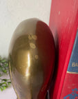 Vintage Brass Elephant Bookends- A Pair