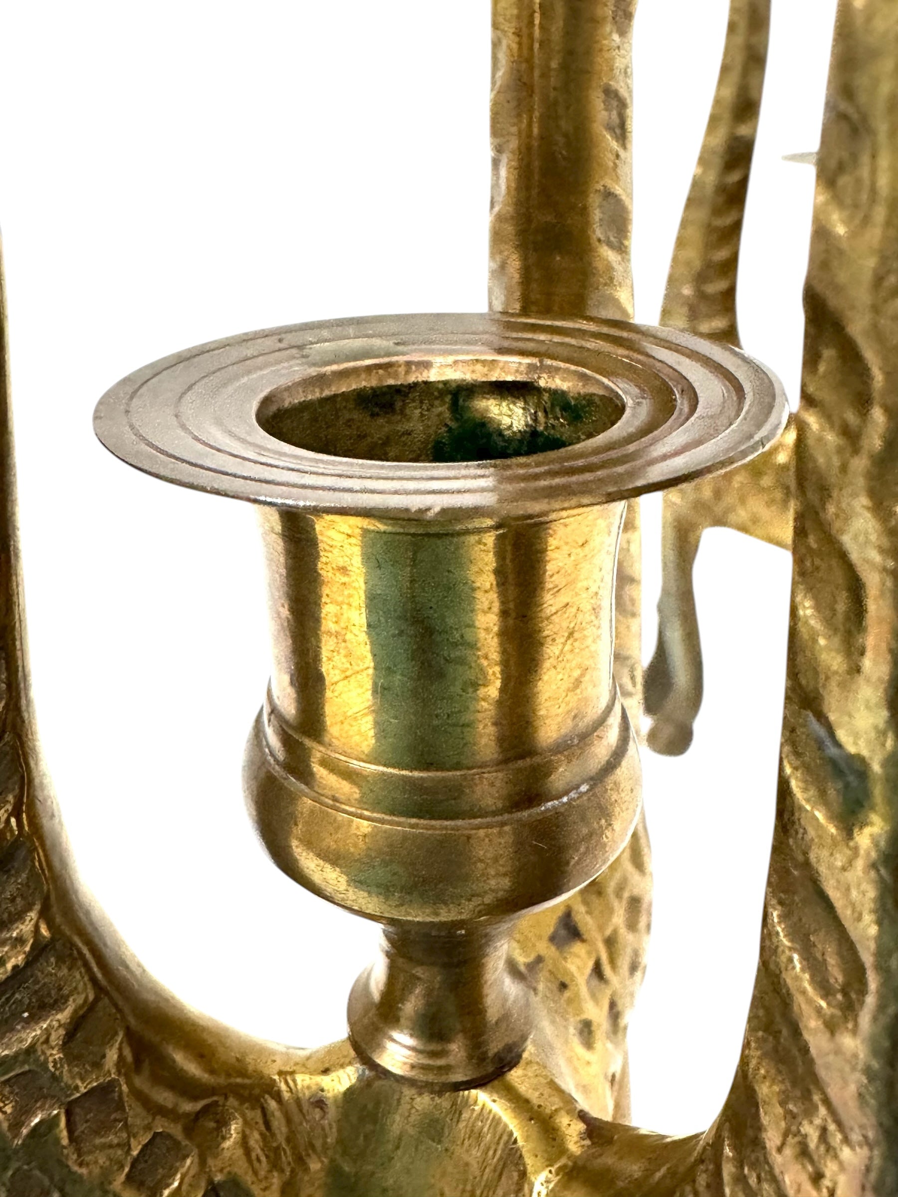 Vintage Brass Giraffe Candle Holders | Mid-Century Modern Safari Glam Pair