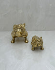 Pair of Vintage Brass Bulldogs - A Tribute to Fatherhood and Friendship