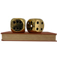 Vintage Brass Dice-A Pair