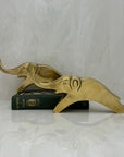 Vintage Brass Elephants- A Pair