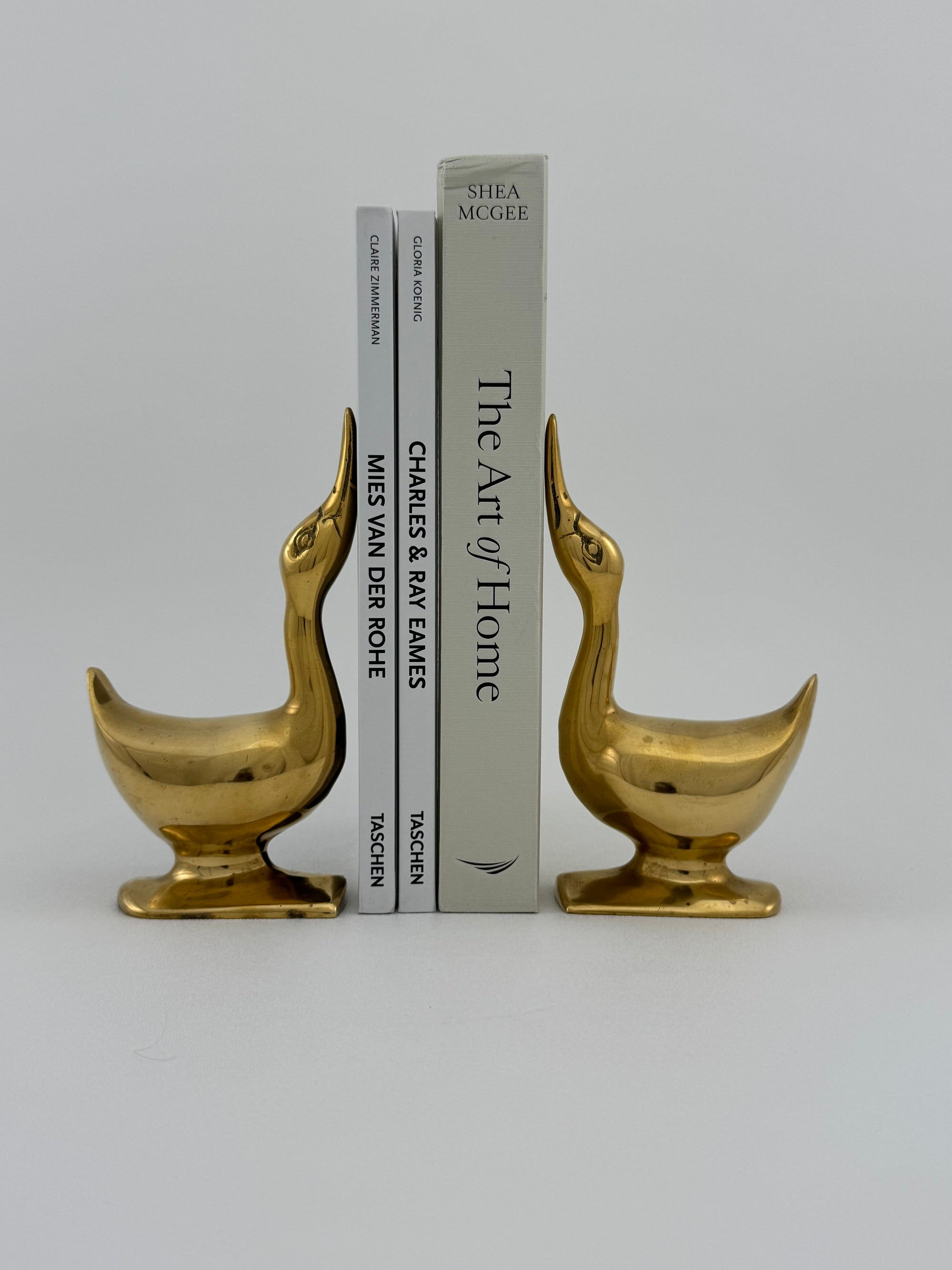 Vintage Brass Geese-A Pair