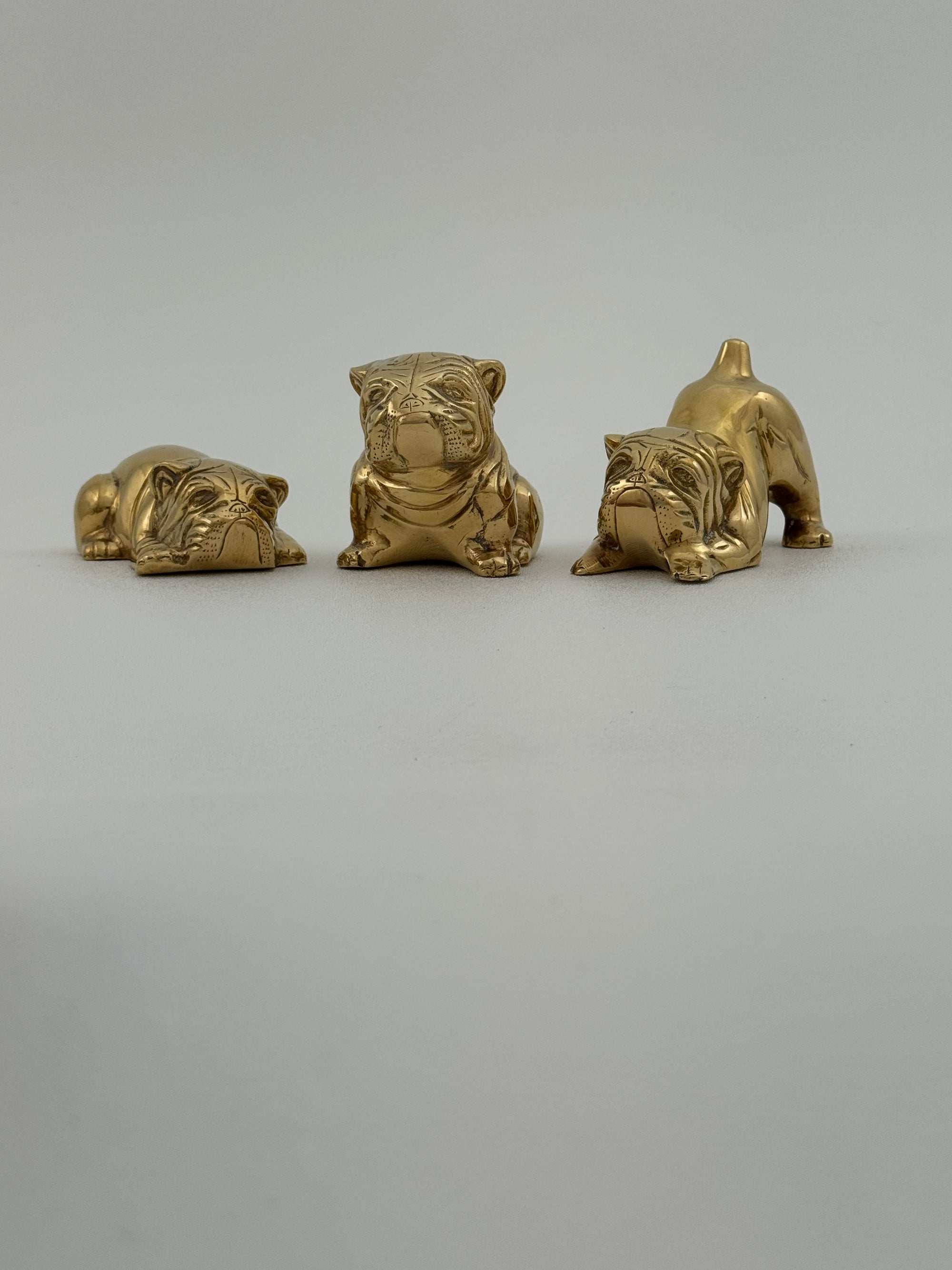 Vintage Brass Bulldogs Trio