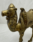 Vintage Brass Camel in Motion