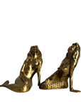 Vintage Brass Mermaid Pair