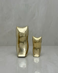 Vintage Brass Owls-Pair