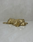 Vintage Brass Bored Bulldog