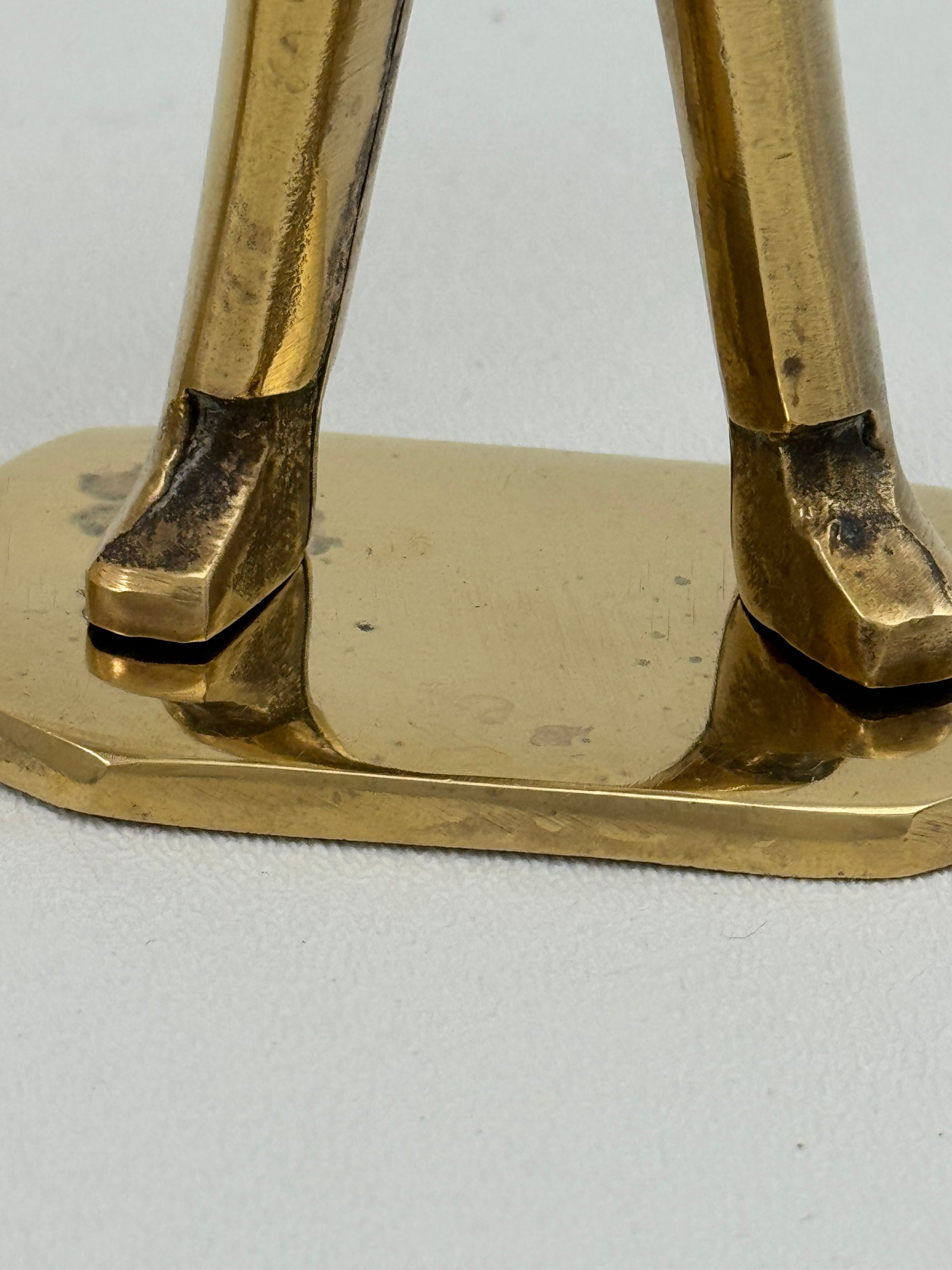 Pair of Vintage Brass Pig Candleholders – Dressed to Impress