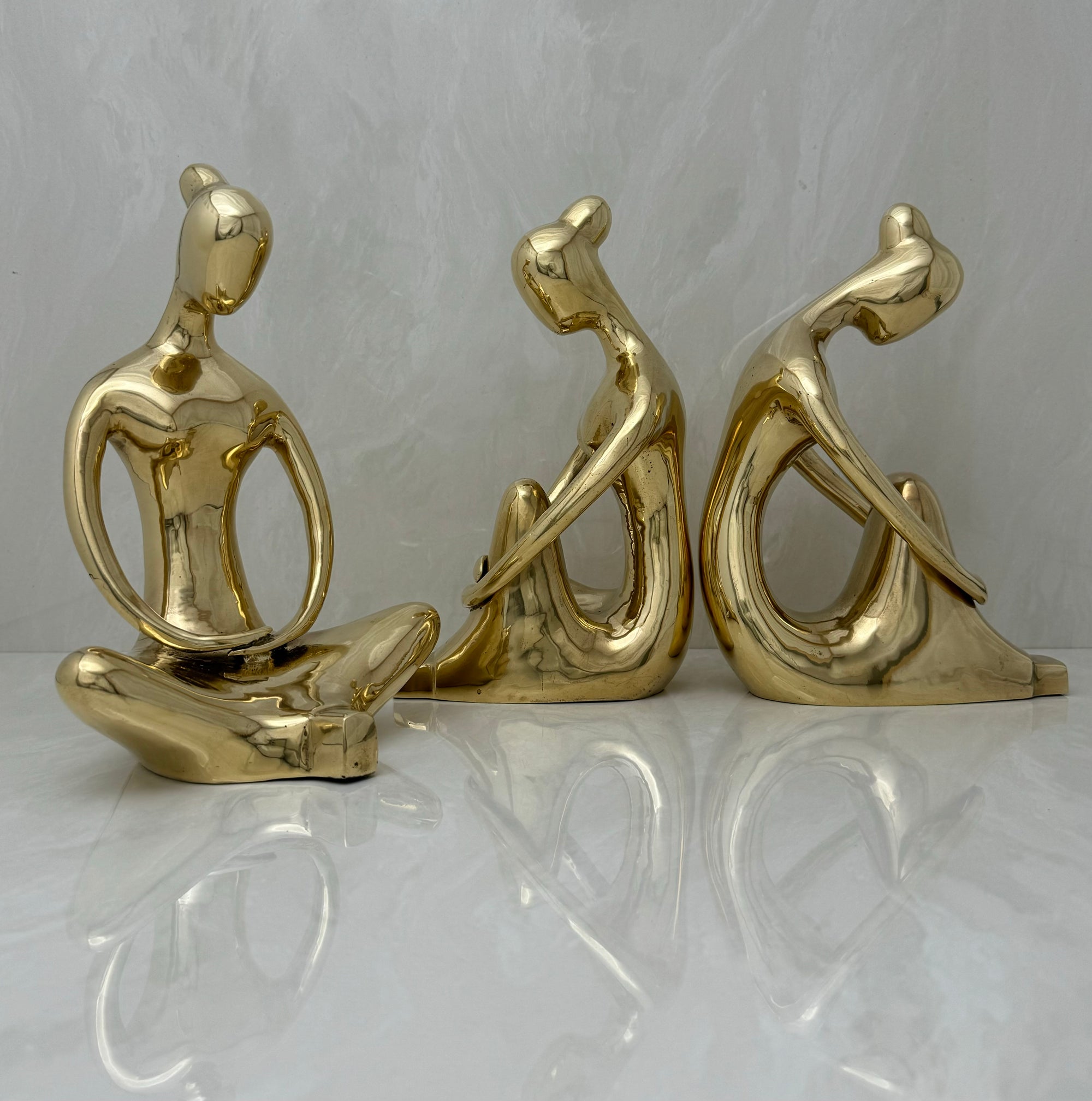 Vintage Brass Ladies-A Set of Three