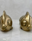 Small Vintage Brass Fish- A Pair