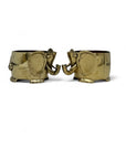 Vintage Brass Elephant Cachepots- A Pair