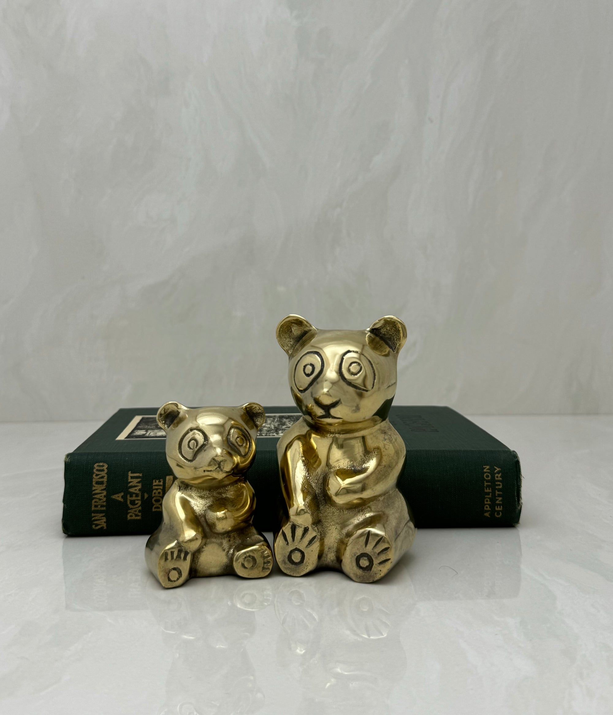 Vintage Mama Bear and Cub-A Pair