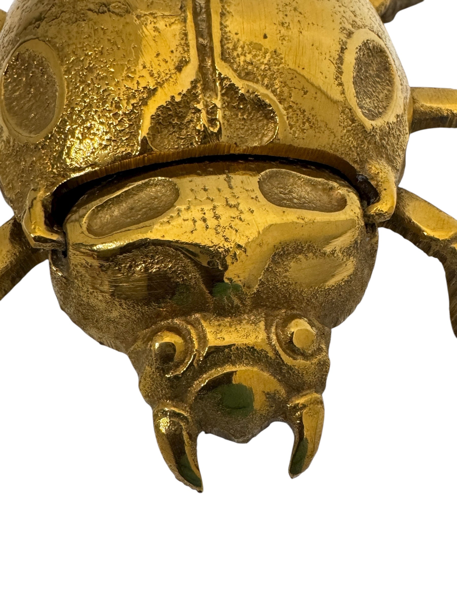 Vintage Brass Ladybug