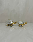 Vintage Turtles with Mother of Pearl Shell-A Pair