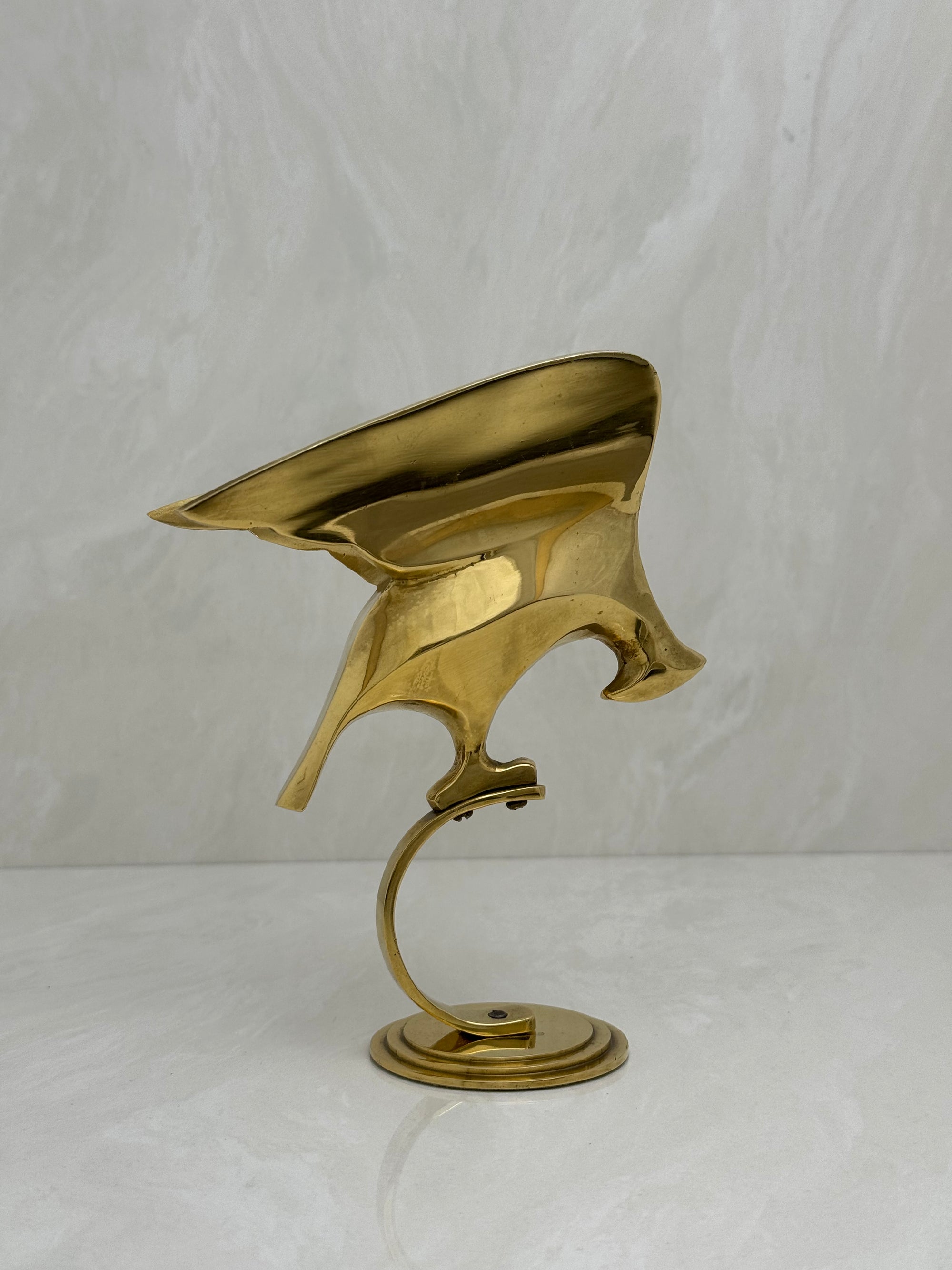 Vintage Brass Falcon