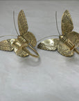 Vintage Brass Butterfly Wall Sconces- A Pair