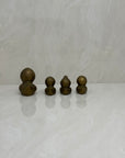 Small Vintage Brass Duck Family-A Four Piece Set