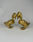 Vintage Brass Ducks