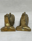 Vintage Brass Fish Vases-A Pair