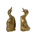 Vintage Brass Duck Bookends-A Pair