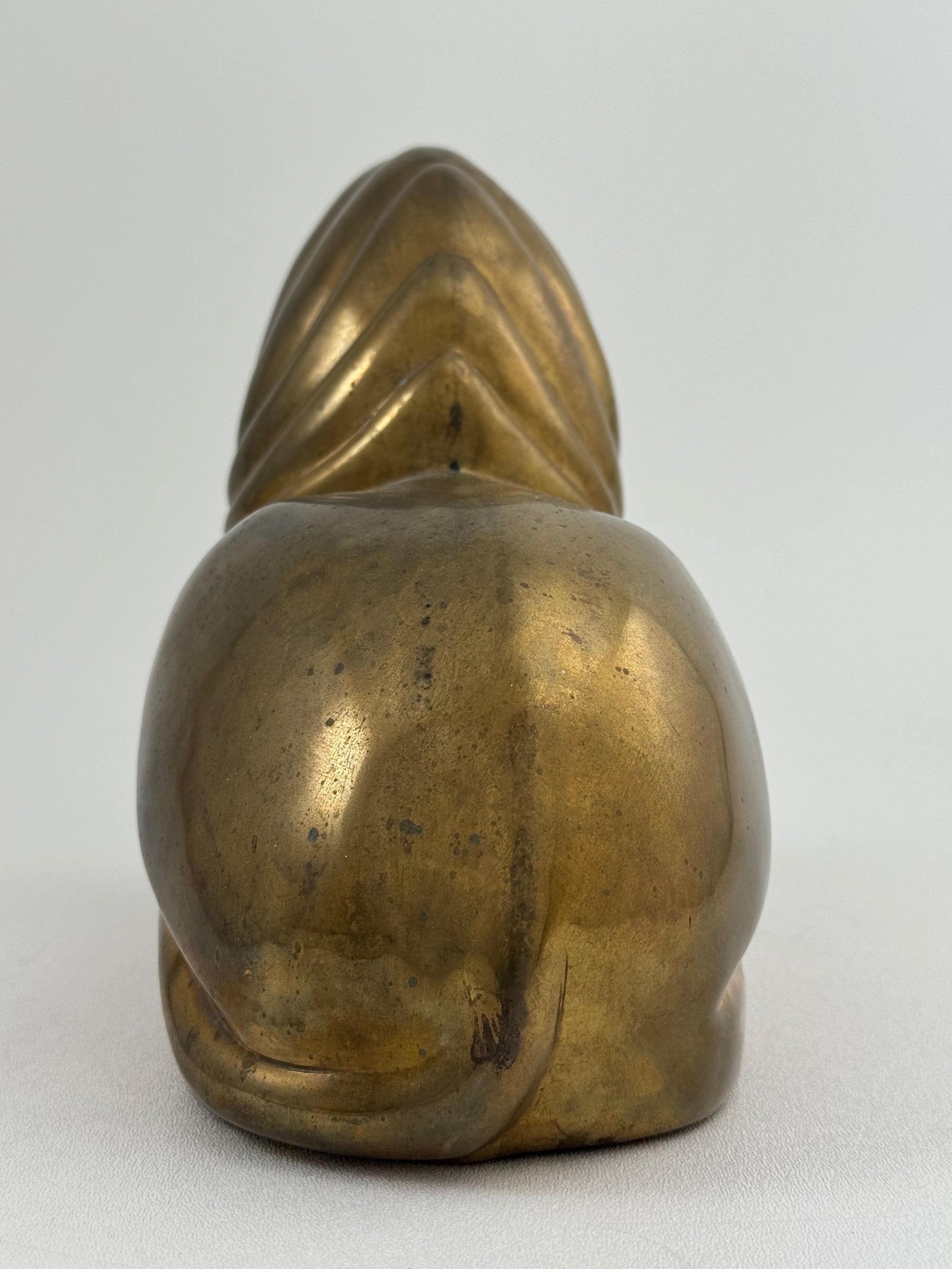 Vintage Brass Lion Sculpture – 1983 Dara International
