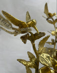 Vintage Brass Hummingbird Candleholders-A Pair