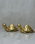 Vintage Brass Turtle Pals- A Pair