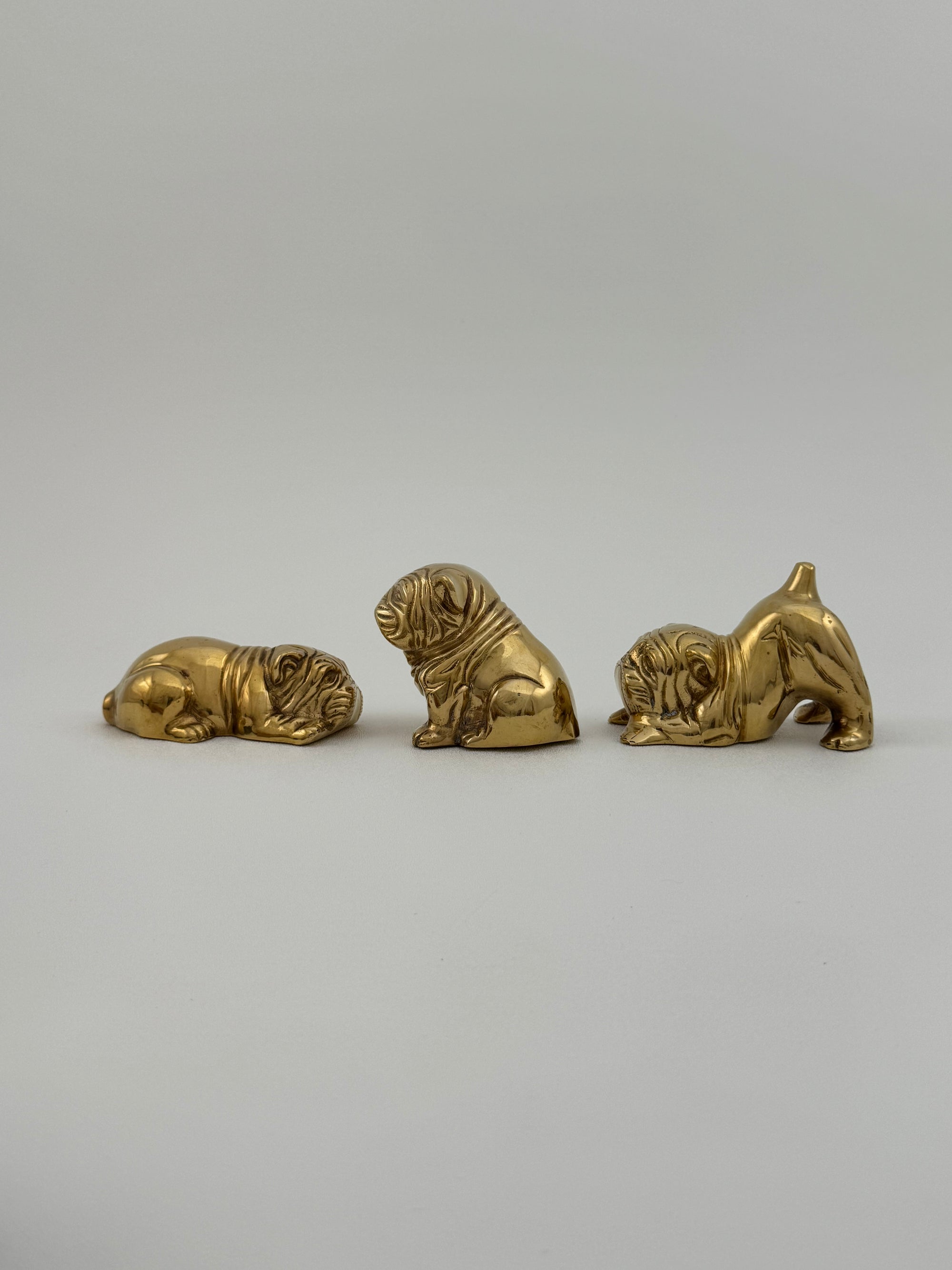 Vintage Brass Bulldogs Trio